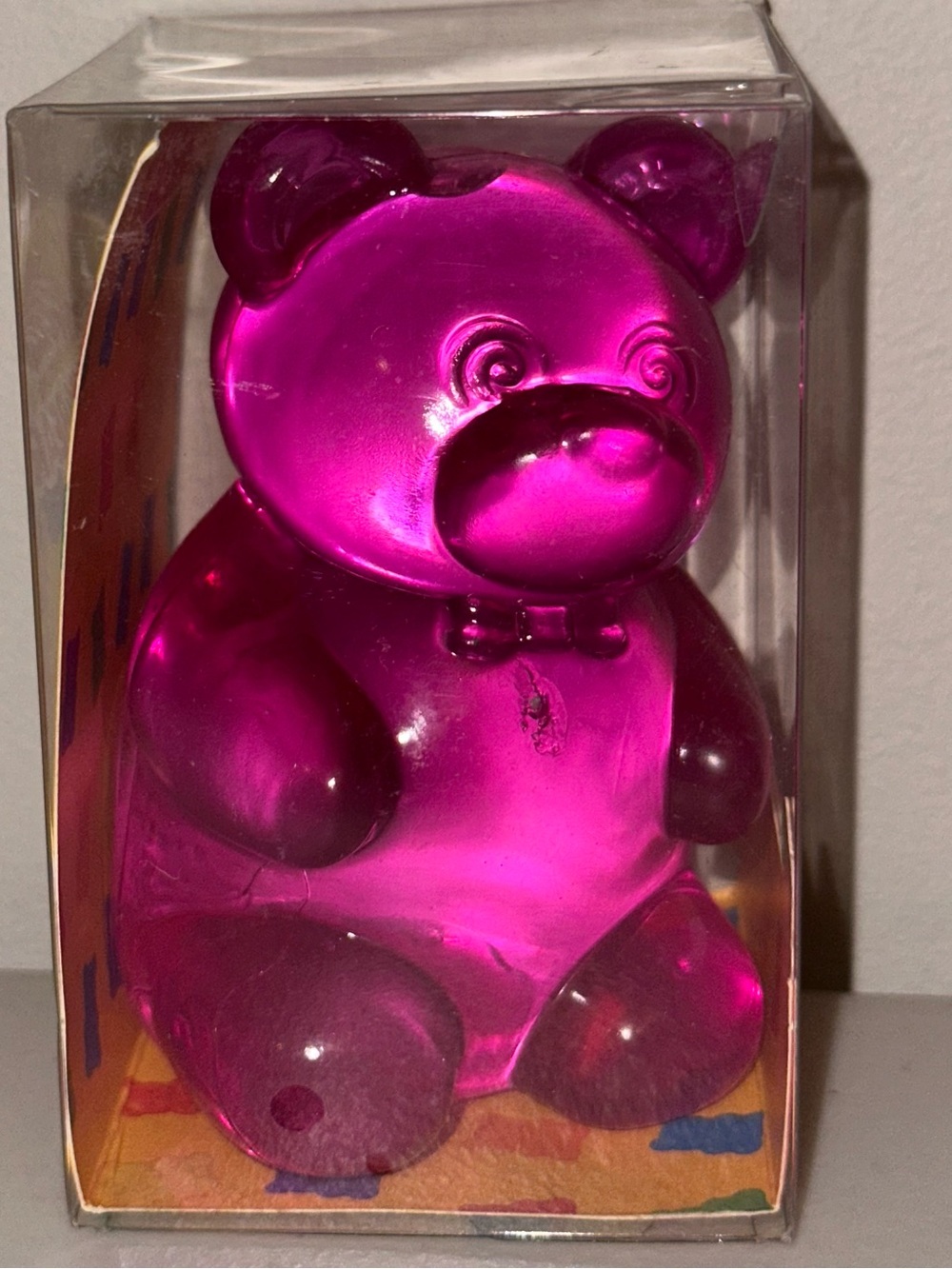 Squeeze Gummy Bear - Pink NWT